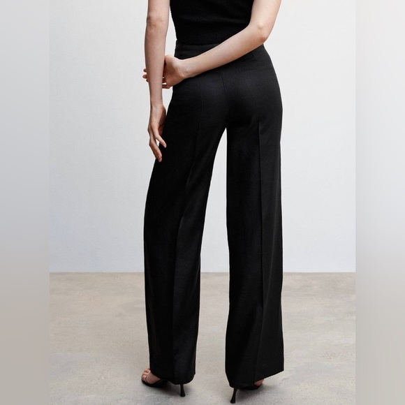 Mango Linen Trousers - Picture 2 of 3